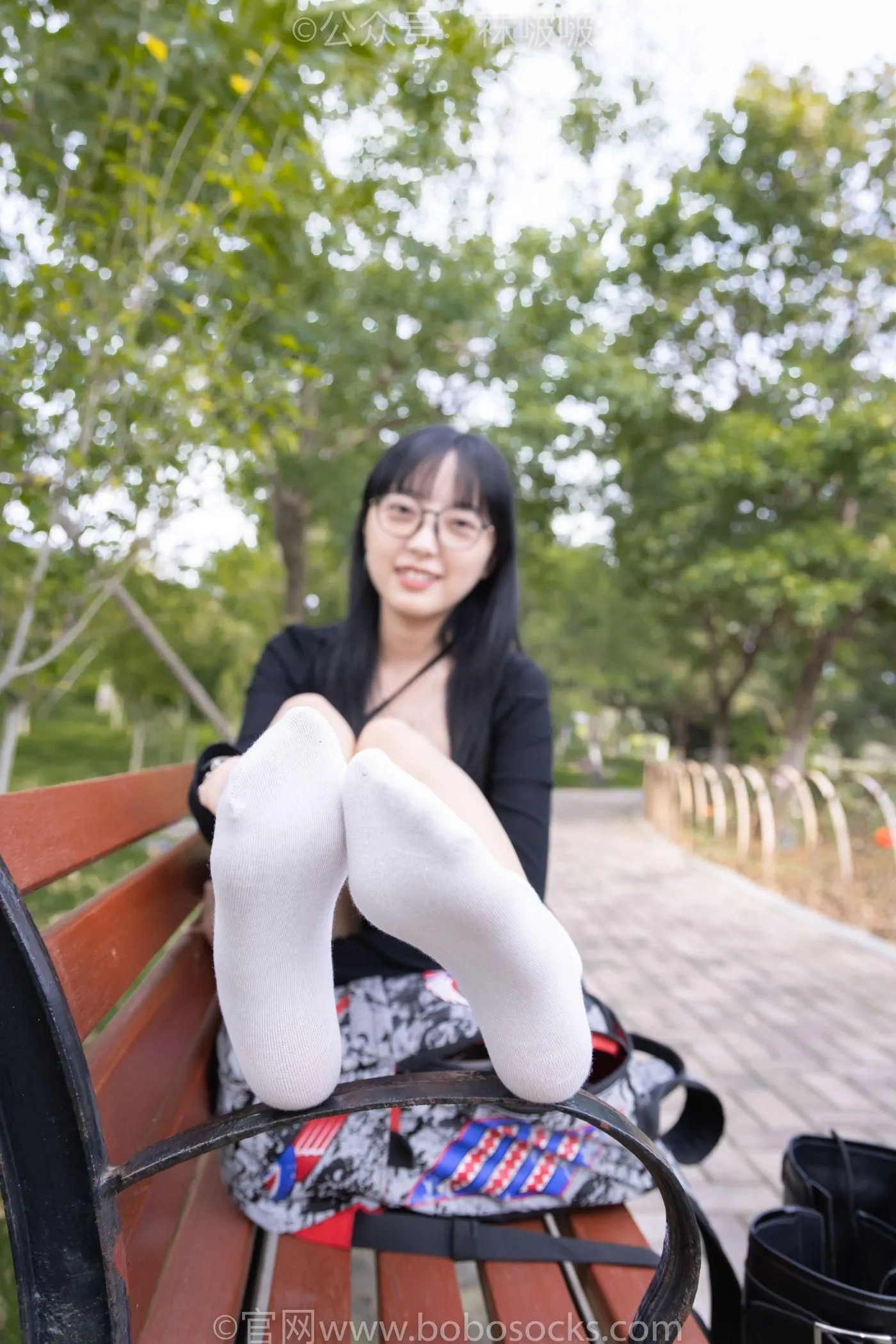 [BoBoSocks袜啵啵]NO.040 稚予-长靴、白棉袜、肉丝 [137P]插图7